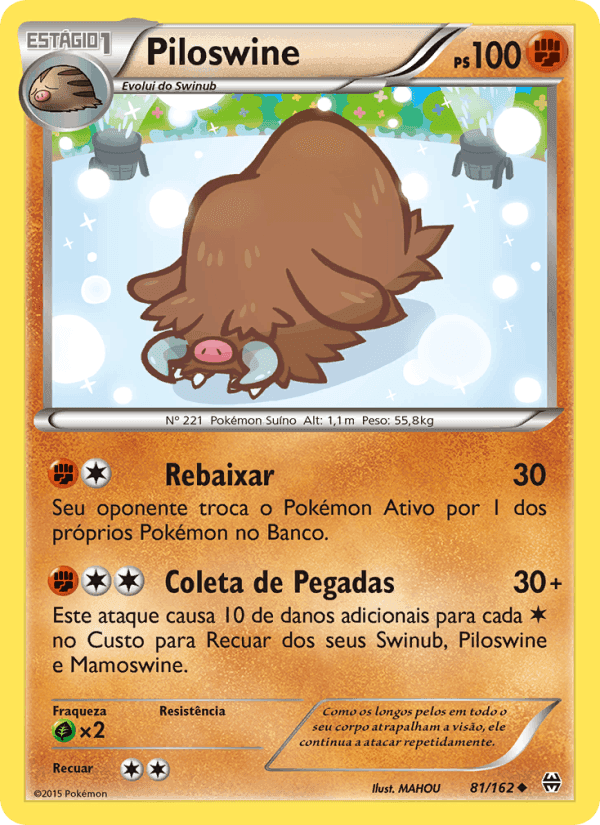 Piloswine, carta 81 de Turbo Revolução