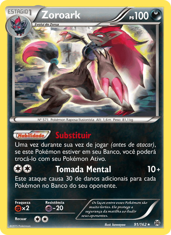 Zoroark, carta 91 de Turbo Revolução