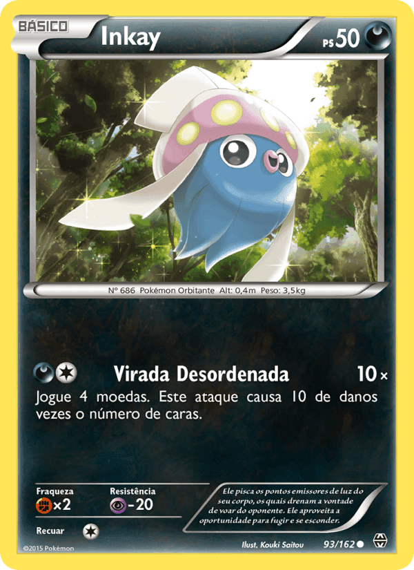 Inkay, card 93 from Turbo Revolução
