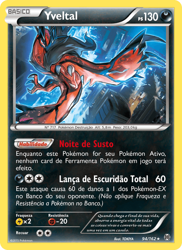 Yveltal, carta 94 de Turbo Revolução