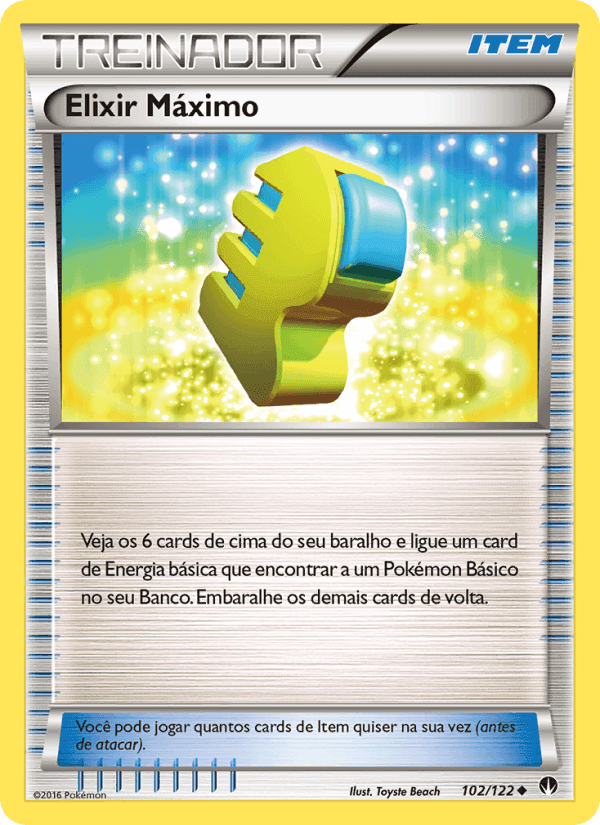 Elixir Máximo, carta 102 de Turbo Colisão