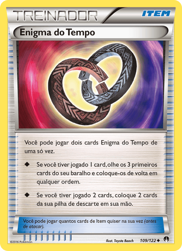 Enigma do Tempo, carta 109 de Turbo Colisão