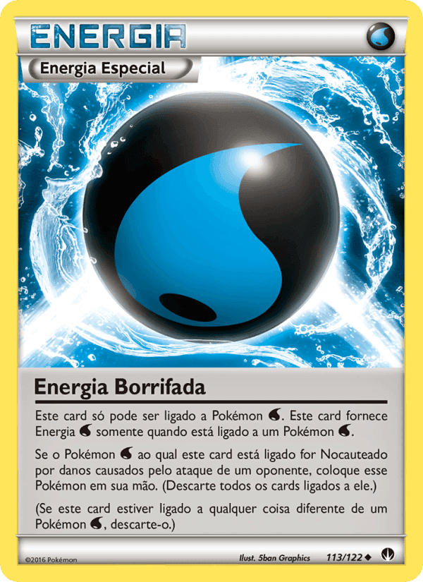 Energia Borrifada, card 113 from Turbo Colisão