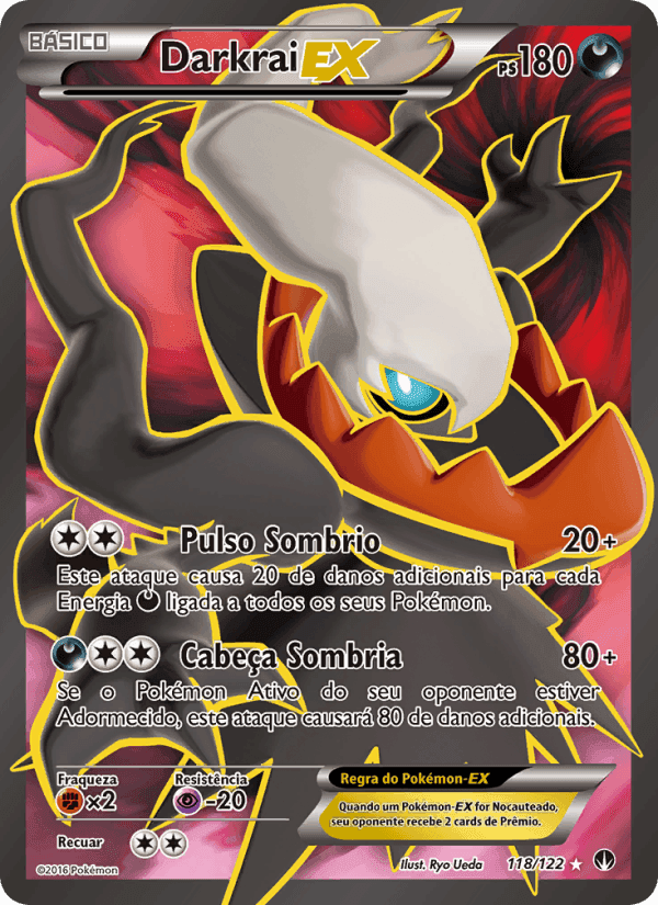 Darkrai EX, card 118 from Turbo Colisão