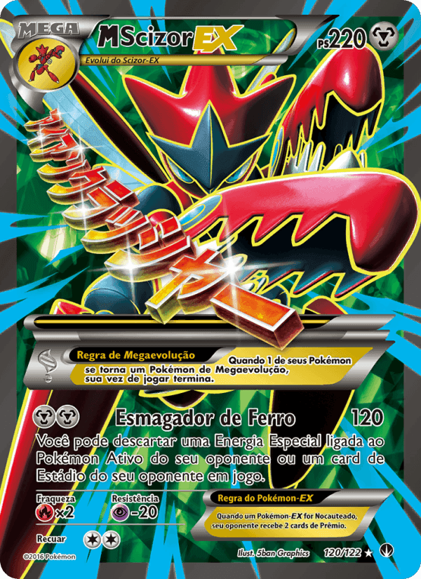 M-Scizor EX, carta 120 de Turbo Colisão