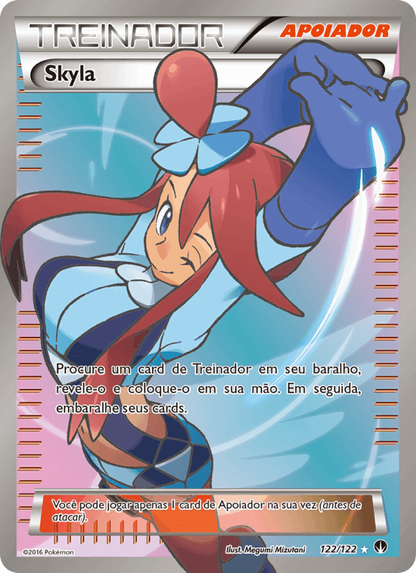 Skyla, carte 122 de Turbo Colisão