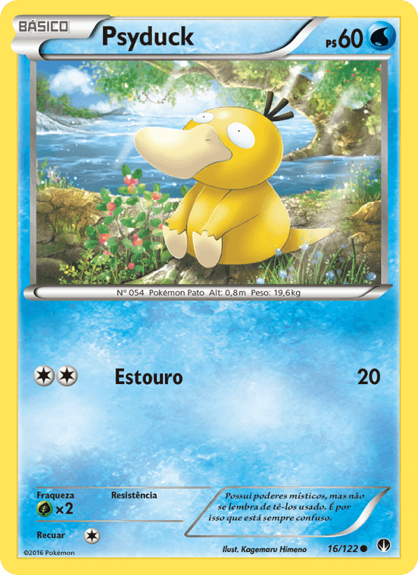 Psyduck, carta 16 de Turbo Colisão