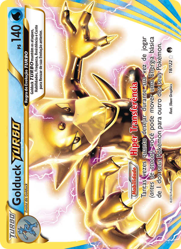Golduck TURBO, carta 18 de Turbo Colisão
