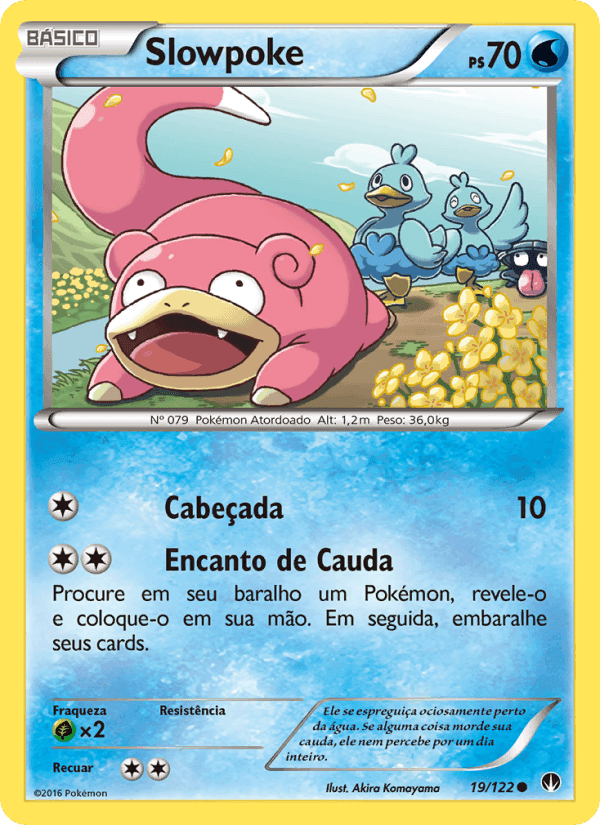 Slowpoke, carta 19 de Turbo Colisão