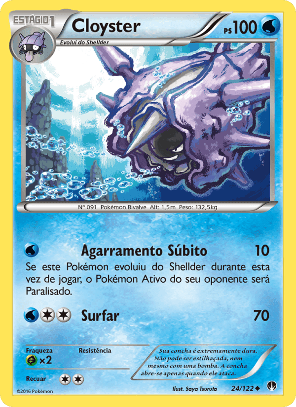 Cloyster, carta 24 de Turbo Colisão