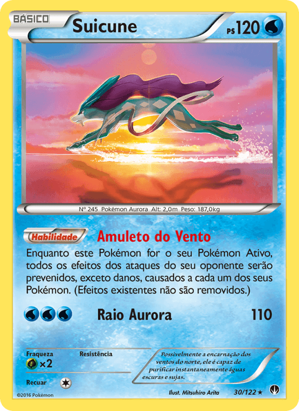 Suicune, carta 30 de Turbo Colisão