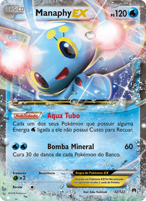 Manaphy EX, carta 32 de Turbo Colisão