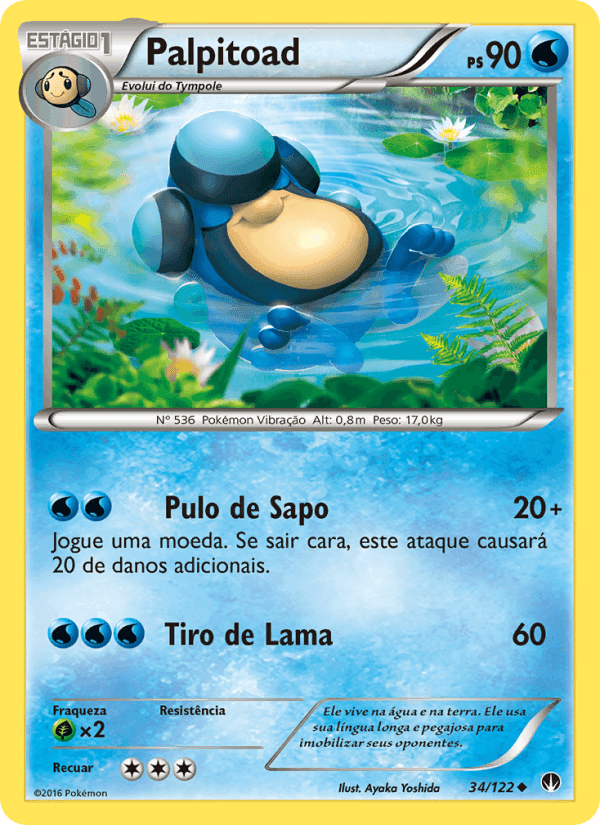 Palpitoad, carta 34 de Turbo Colisão