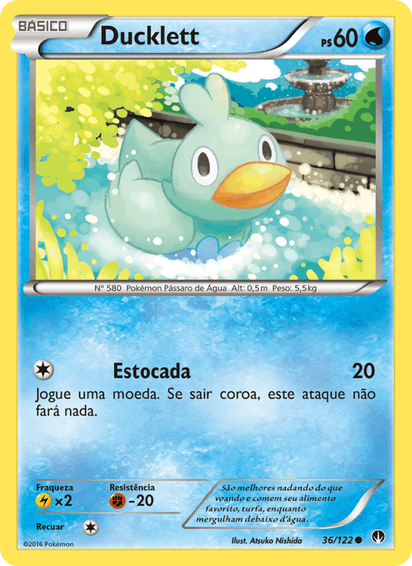 Ducklett, carta 36 de Turbo Colisão