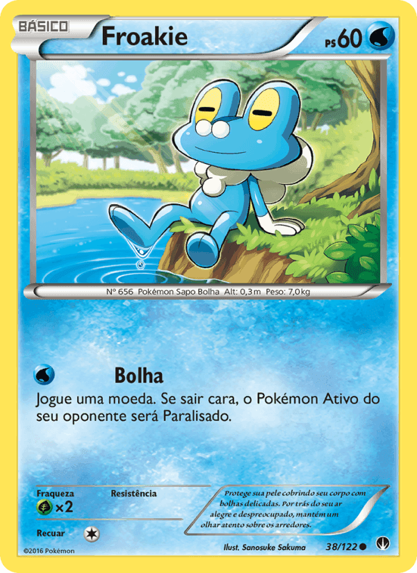 Froakie, carta 38 de Turbo Colisão