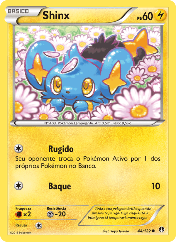 Shinx, card 44 from Turbo Colisão