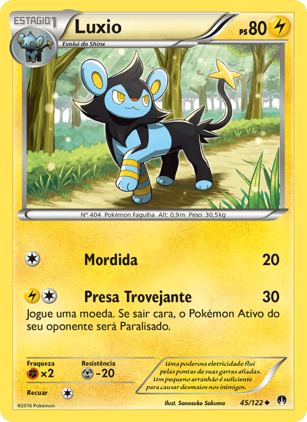 Turbo Colisão の 45 番、Luxio