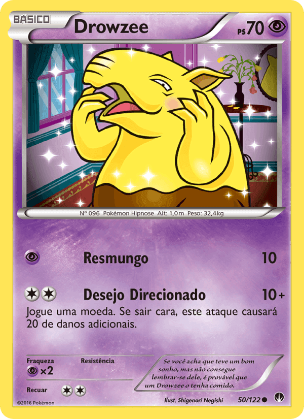 Drowzee, carta 50 de Turbo Colisão