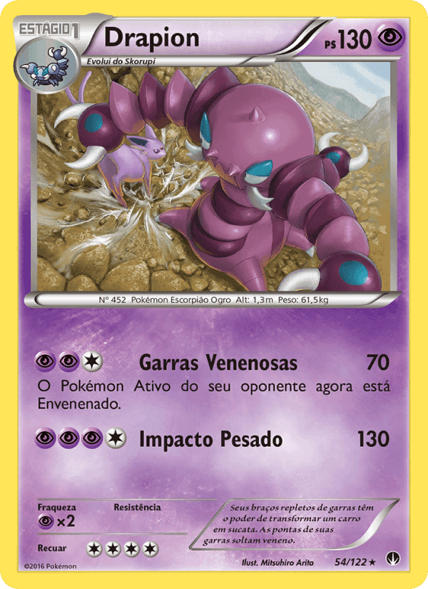 Drapion, carta 54 de Turbo Colisão