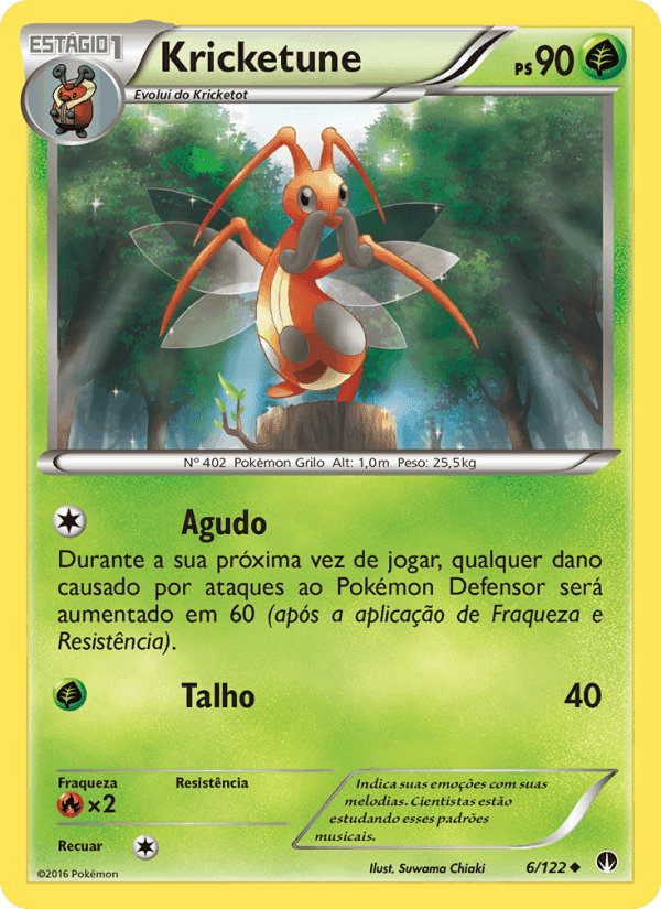 Kricketune, carta 6 de Turbo Colisão