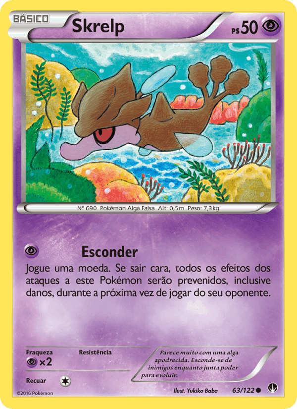 Skrelp, card 63 from Turbo Colisão