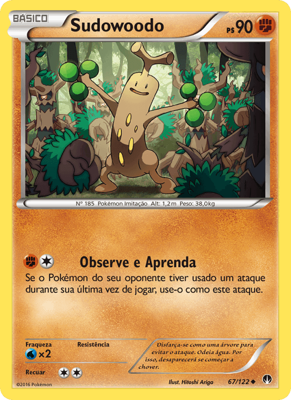 Sudowoodo, carta 67 de Turbo Colisão