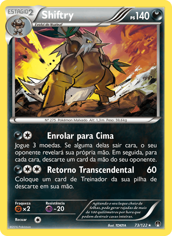 Shiftry, carta 73 de Turbo Colisão