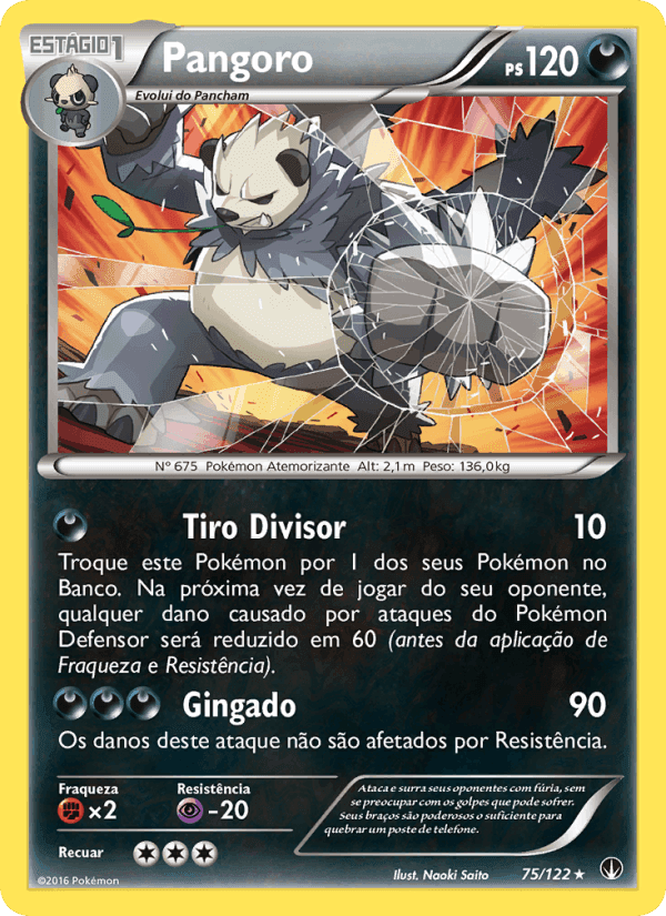 Pangoro, carta 75 di Turbo Colisão