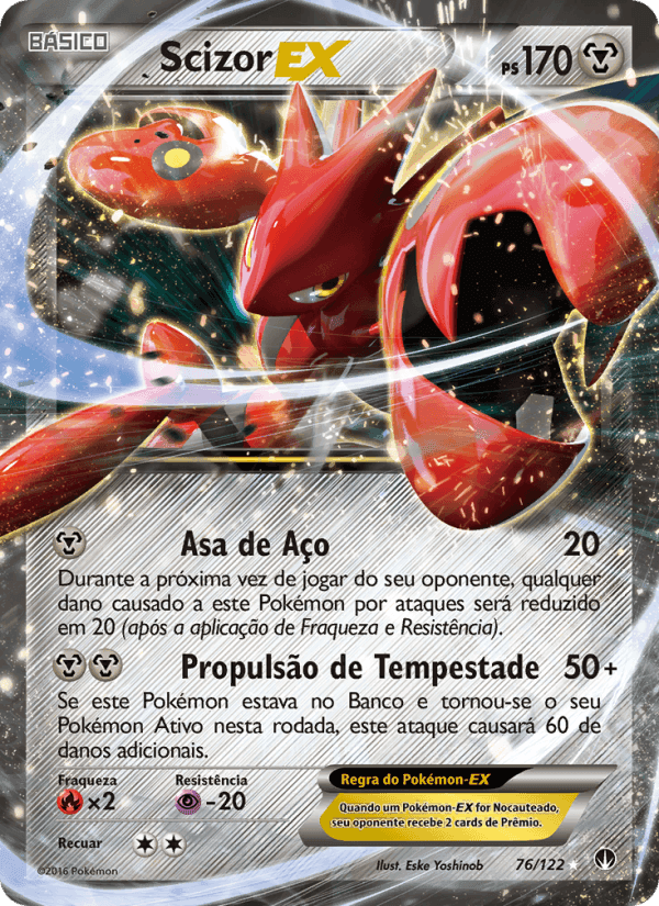Scizor EX, card 76 from Turbo Colisão