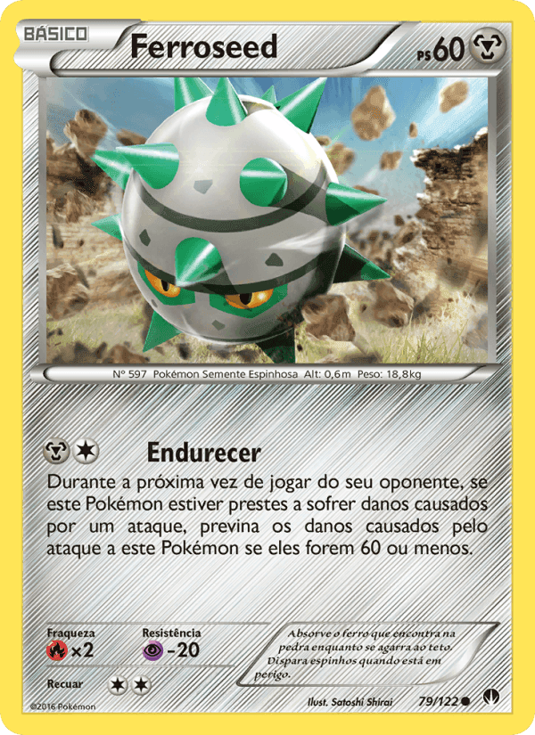 Ferroseed, card 79 from Turbo Colisão