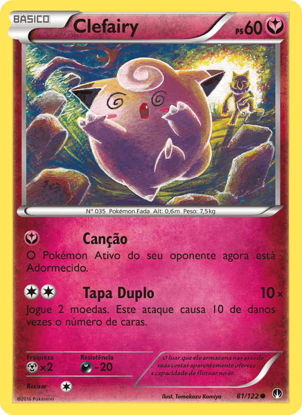 Clefairy, card 81 from Turbo Colisão