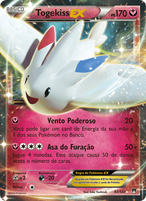 Togekiss EX, carta 83 de Turbo Colisão