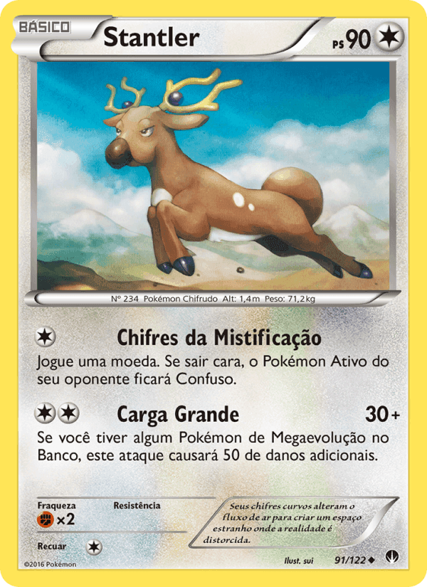 Stantler, carta 91 de Turbo Colisão