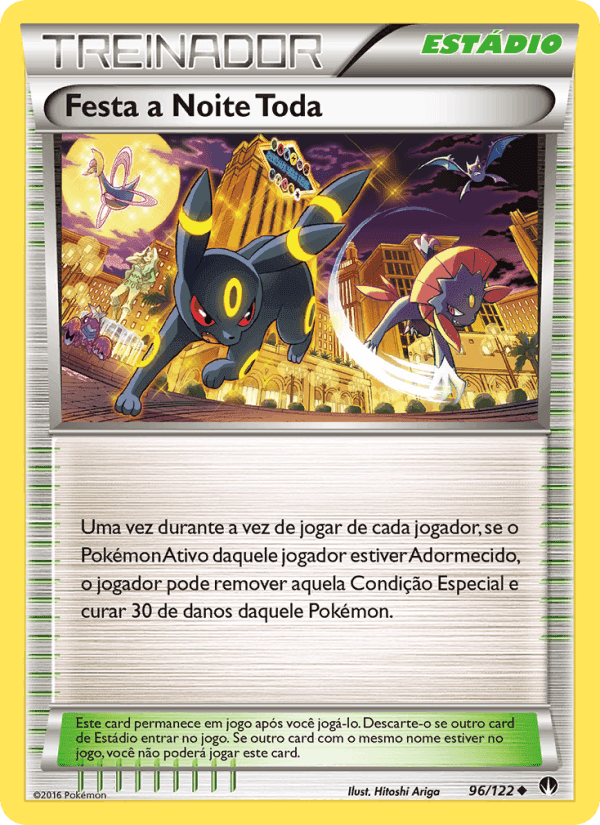 Festa a Noite Toda, carta 96 de Turbo Colisão