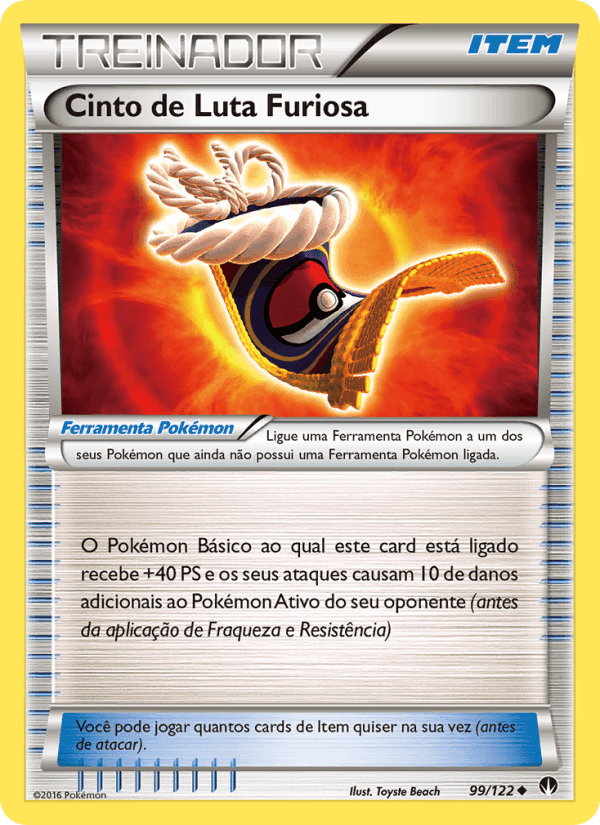 Cinto de Luta Furiosa, carta 99 de Turbo Colisão