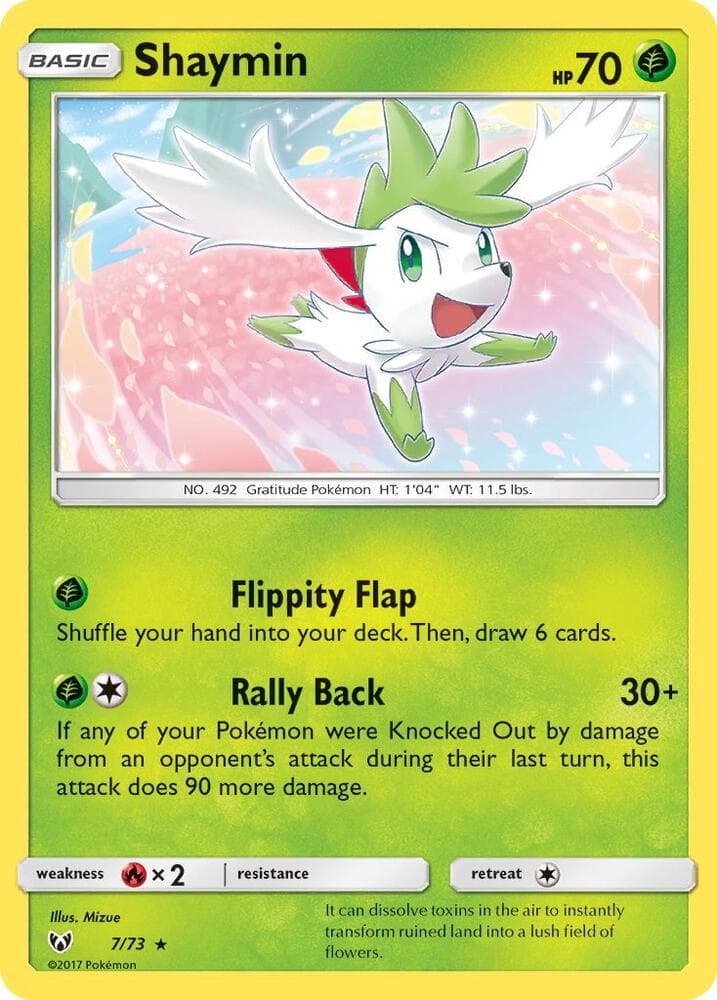 Shaymin, carta 7 di Légendes Brillantes