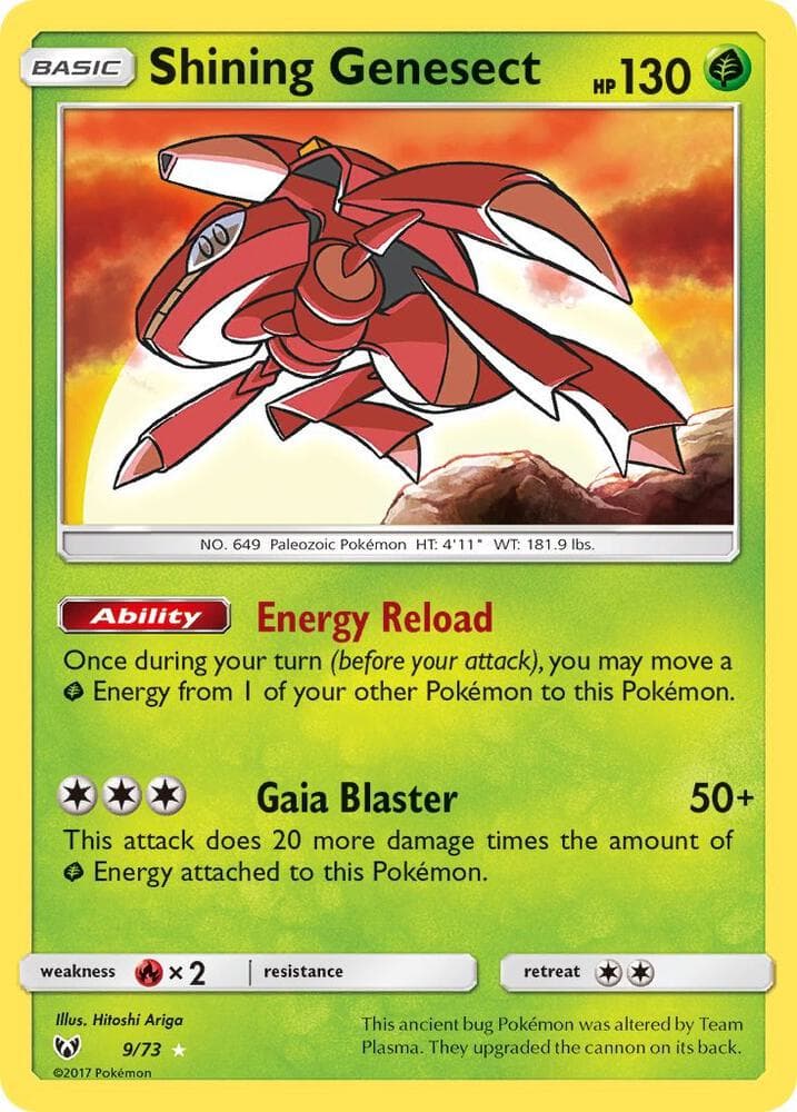 Genesect Brillant, carta 9 di Légendes Brillantes