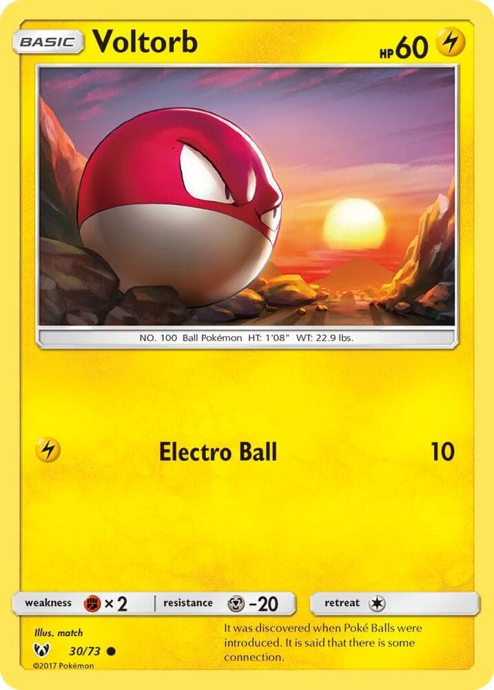 Voltorbe, carte 30 de Légendes Brillantes