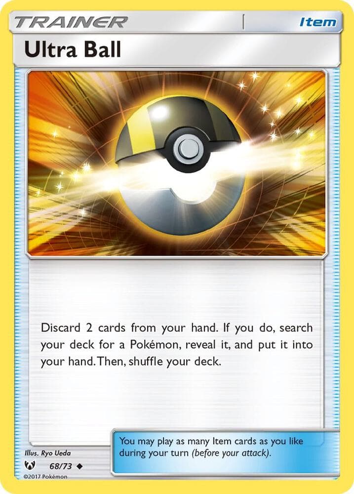 Ultra Ball, card 68 from Shining Legends
