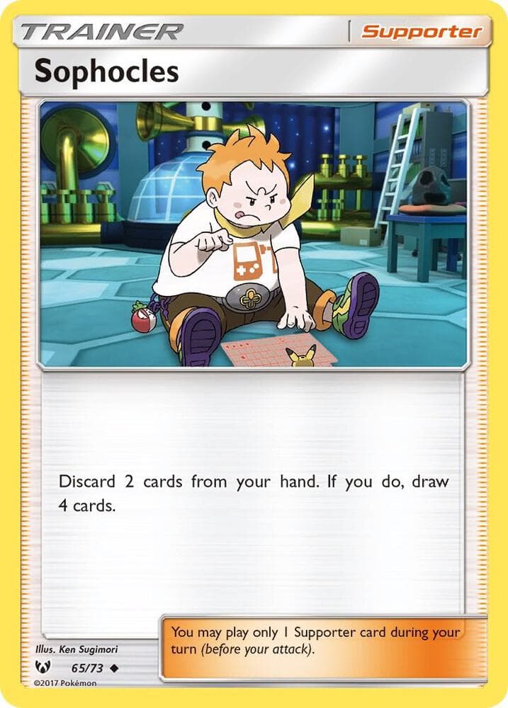 Sophocles, card 65 from Shining Legends