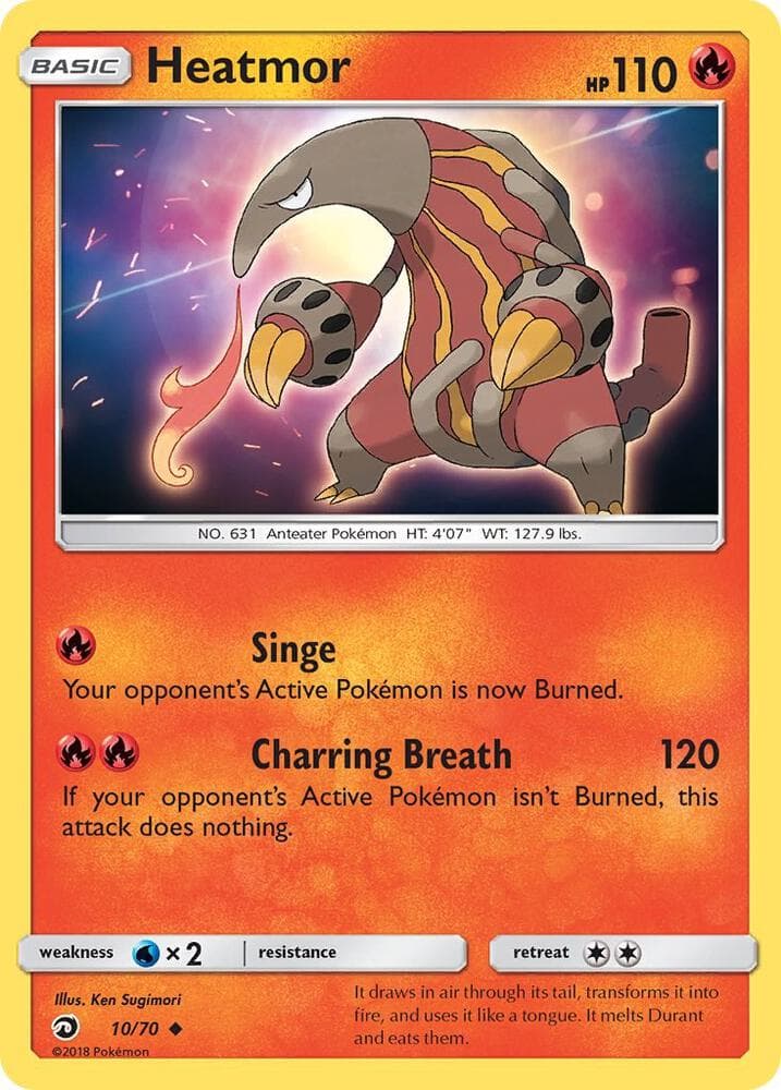 Heatmor, card 10 from Dragon Majesty