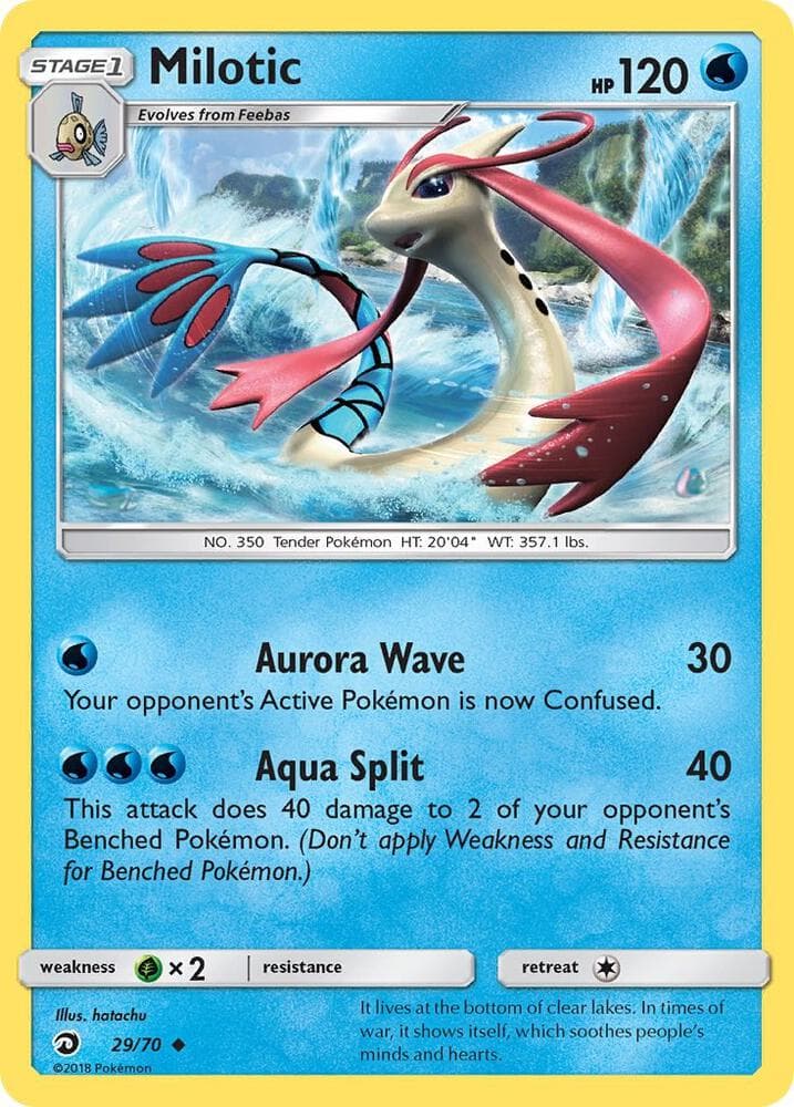 Milotic, carta 29 de Majestad De Dragones