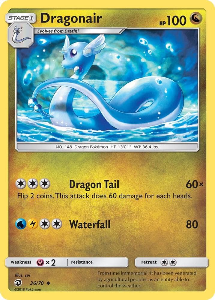 Dragonair, carta 36 de Majestad De Dragones