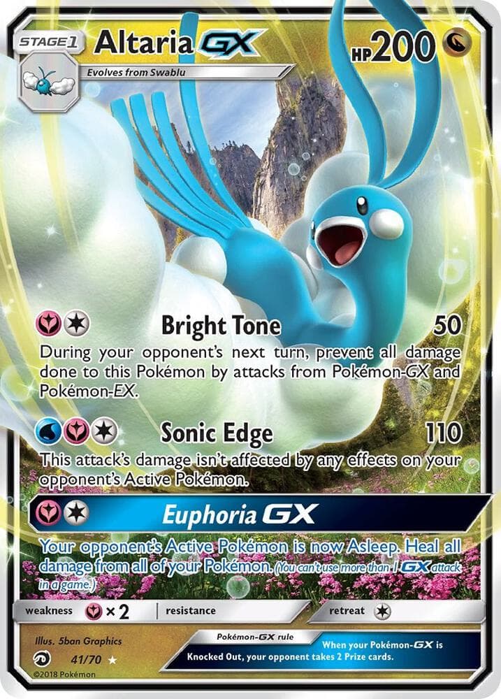 Altaria GX, carta 41 di Trionfo Dei Draghi