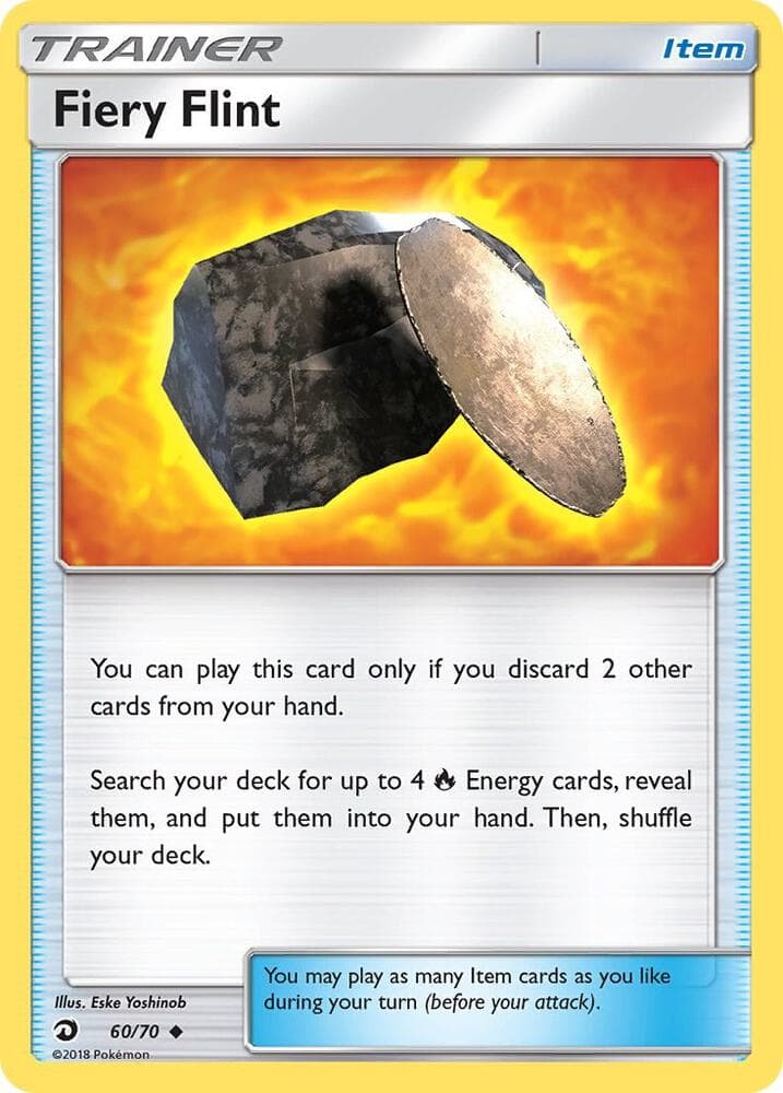 Fiery Flint, card 60 from Dragon Majesty