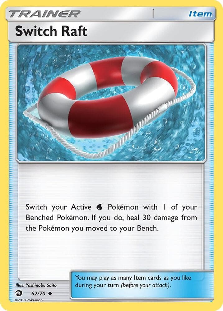 Switch Raft, card 62 from Dragon Majesty