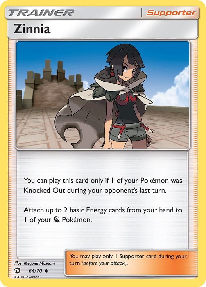 Zinnia, card 64 from Dragon Majesty