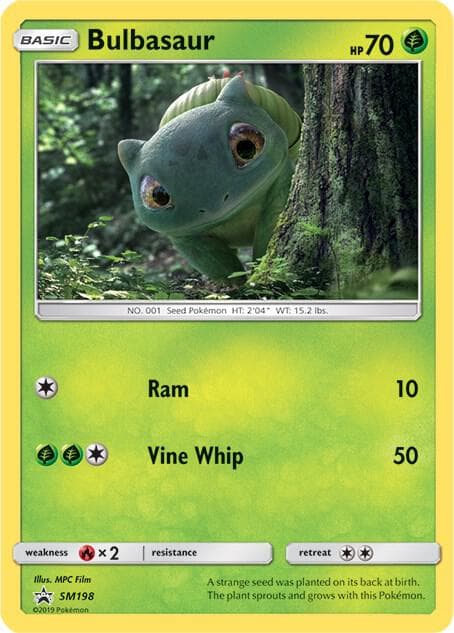 SM Black Star Promos の SM198 番、Bulbasaur