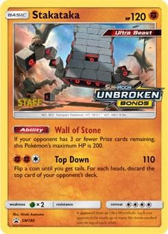 Stakataka, carta SM180 di SL Promo