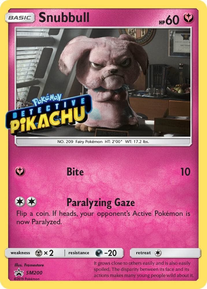Snubbull, carta SM200 di SL Promo